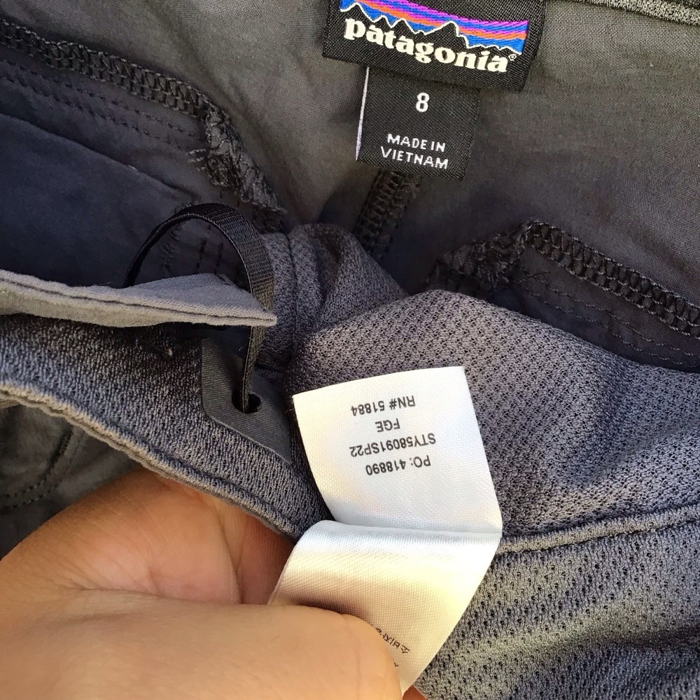 Patagonia Quandary Hiking Outdoor Shorts Gray Womens Size 8 (31x5) - Picture 6 of 7